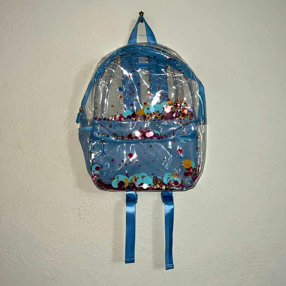 Packed party confetti backpack book bag - Picture 3 of 5